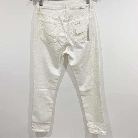 Boyish High Rise Waist Distressed Jeans Sz 26 NWT - Picture 4 of 8